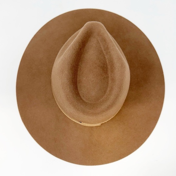 Lack of Color The Grove Fedora Hat Brown Wool w/ Suede Leather Band Sz Small - Picture 6 of 14